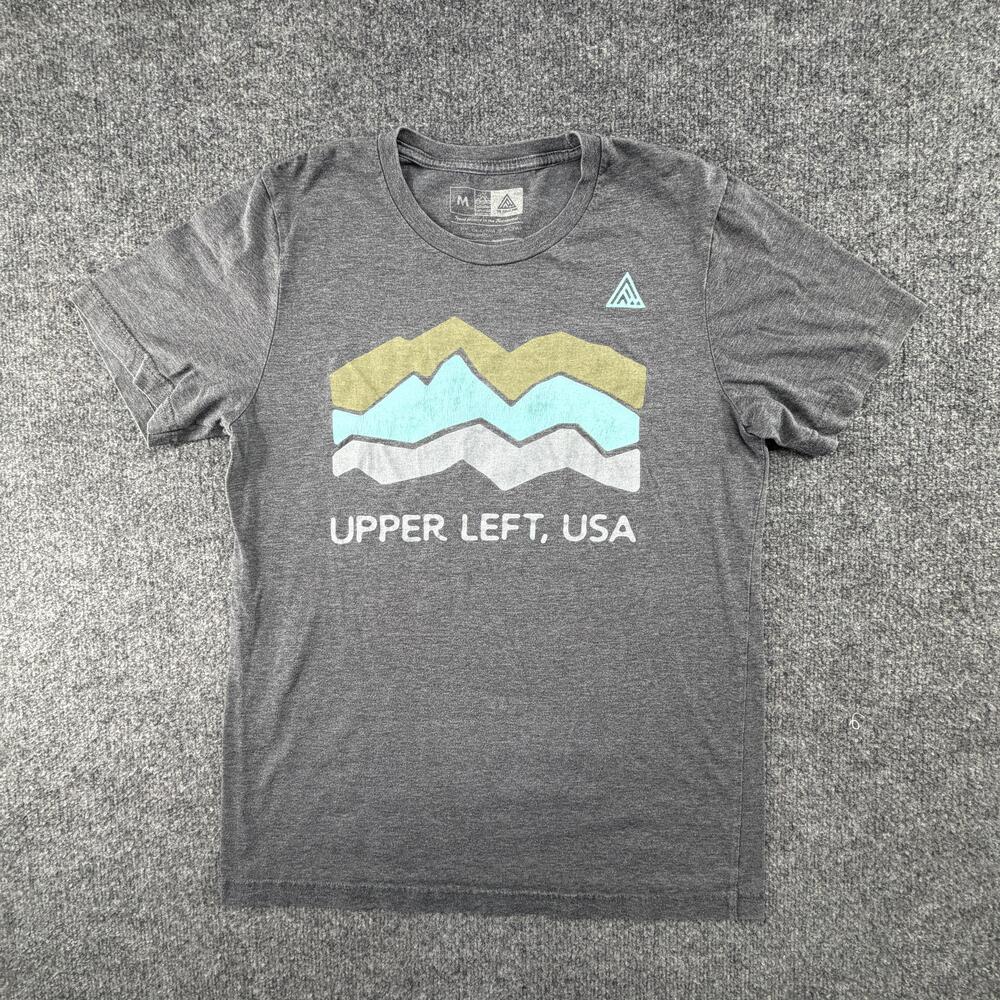 The Great PNW Shirt Mens Medium Gray Upper Left Pacific Northwest Graphic Tee